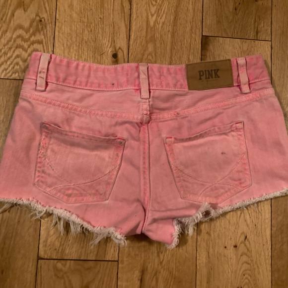 Victoria Secret pink neon pink shorts 2 - Picture 2 of 2